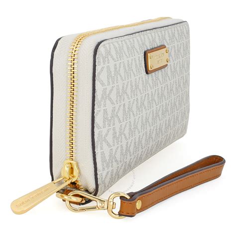 michael kors jet set travel continental wristlet|Michael Kors wristlet.